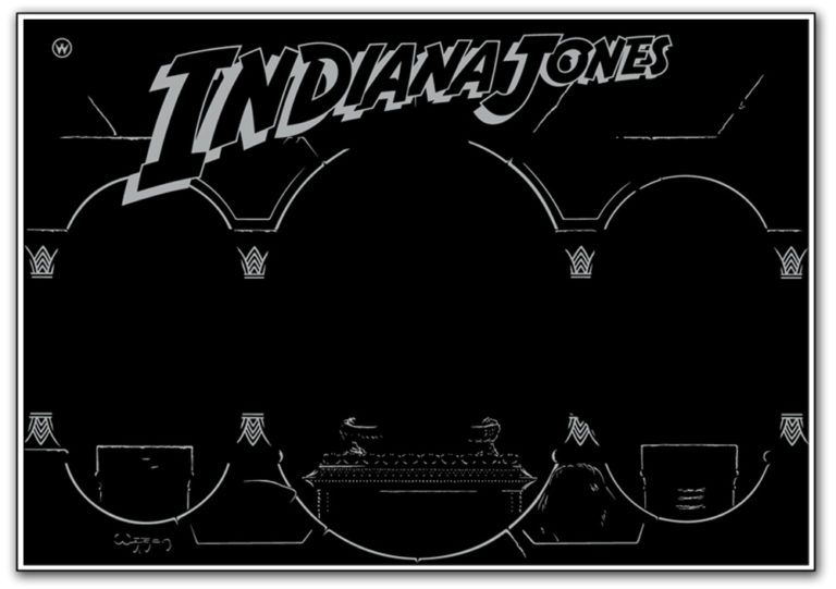 Indiana Jones Custom Backglass (Mirrored)