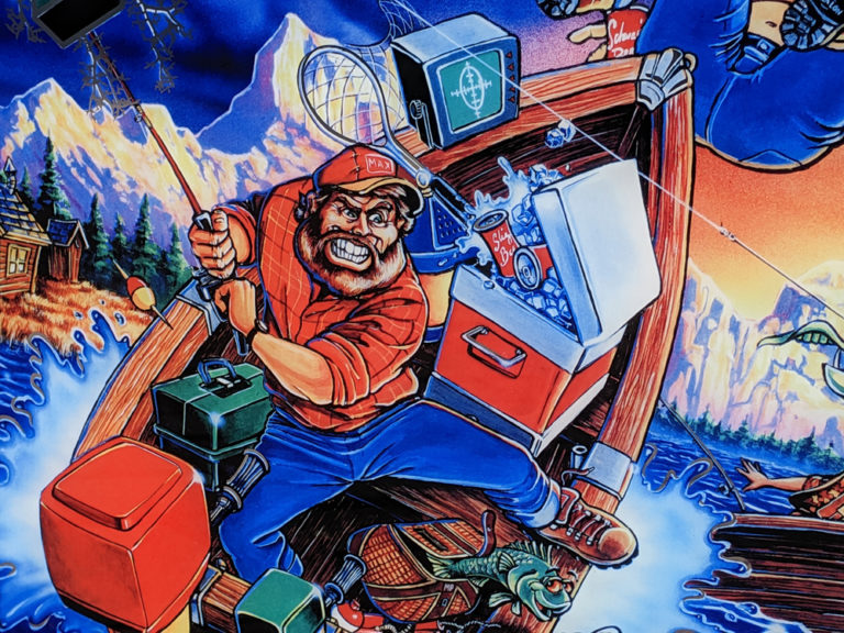 Fish Tales Custom Backglass (Mirrored)