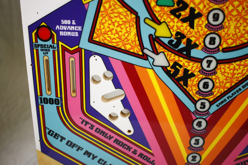ROLLING STONES Short-Run Reproduction Playfields from CPR