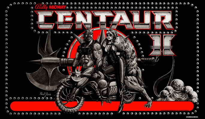 Singer Centaur Ii Centaur II (Regular) Backglass – classicplayfields.com